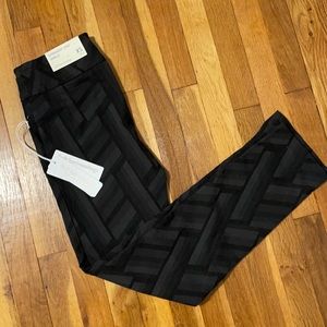 Soft Surrondings Black Geometric Patterned Pants - NWT